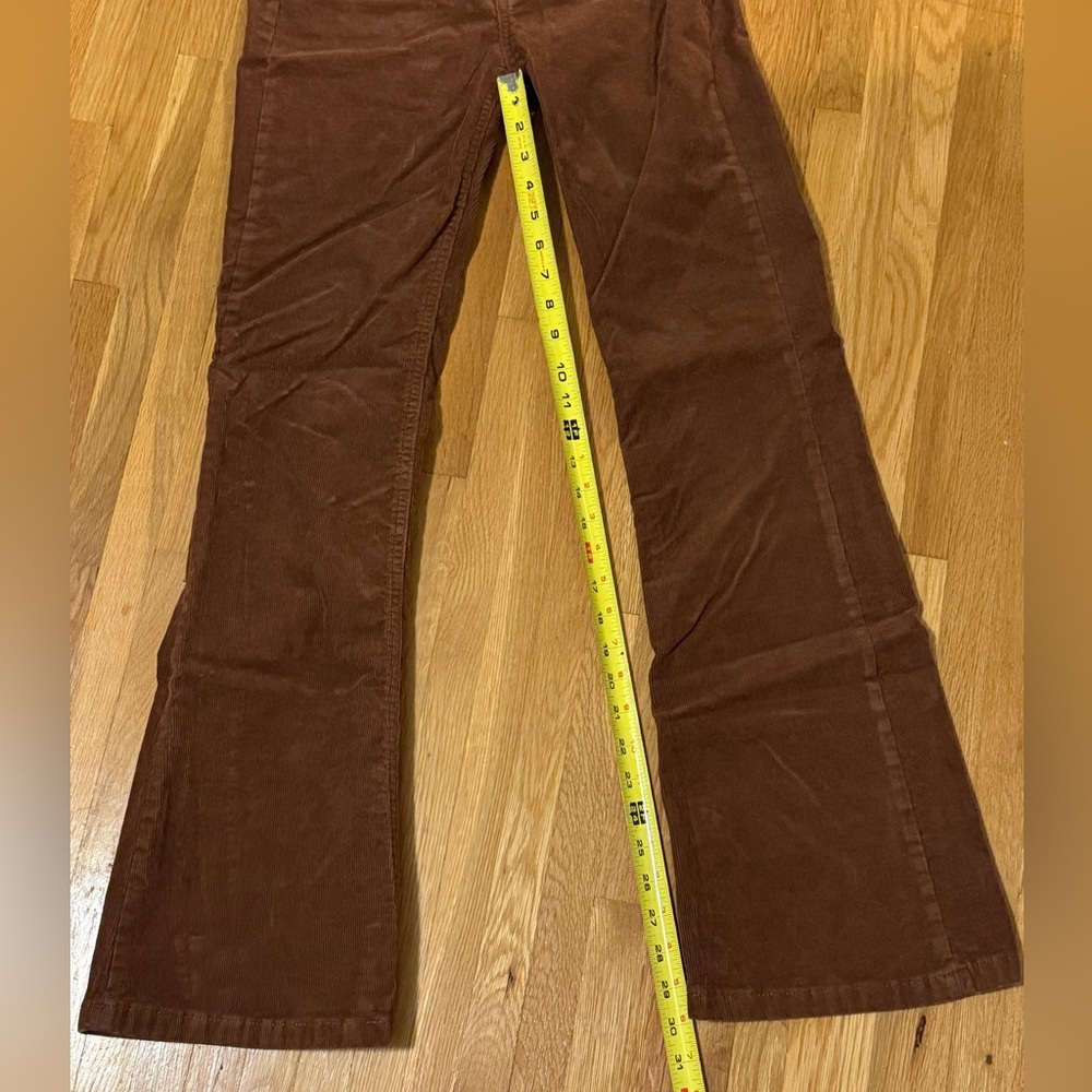 Gap Brown High Rise Corduroy '70s Flare Pants (Size 25) - Picture 11 of 11